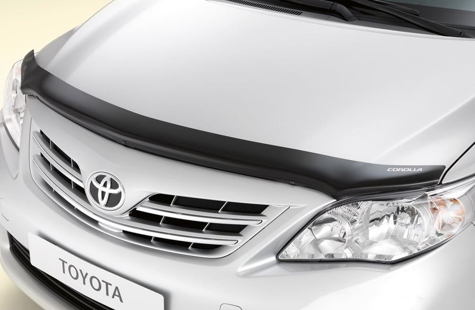Дефлектор капота темный для Volkswagen Touareg II Рестайлинг