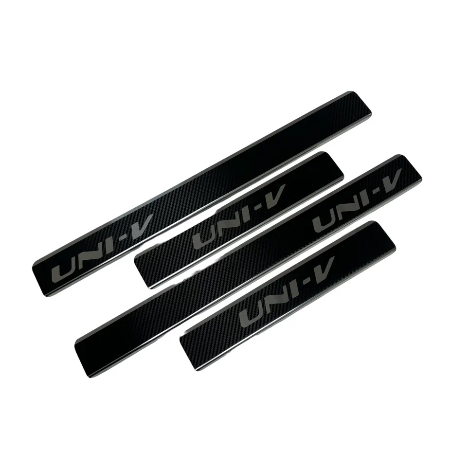 Накладки на пороги нержавеющая сталь под карбон 4шт. для Changan UNI-V