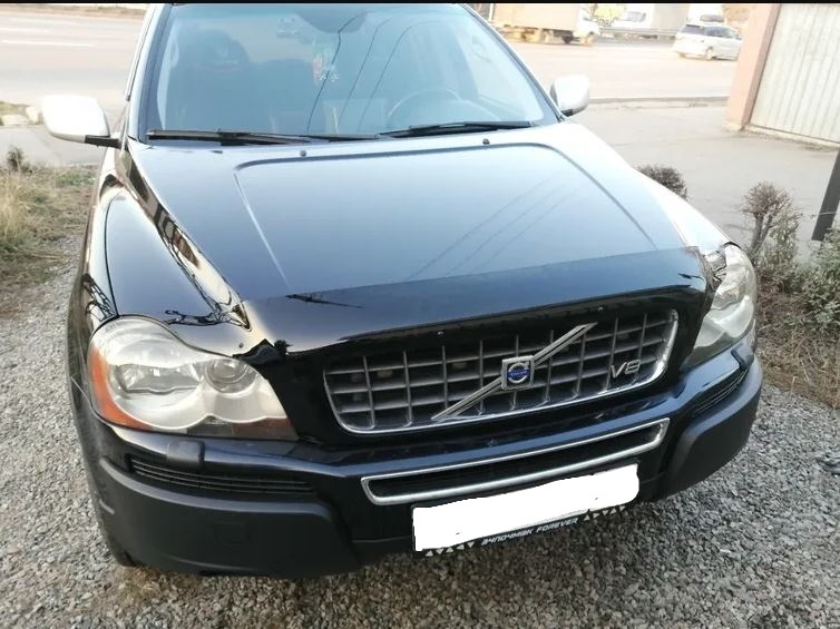 Дефлектор капота темный для Volvo XC90 I Рестайлинг