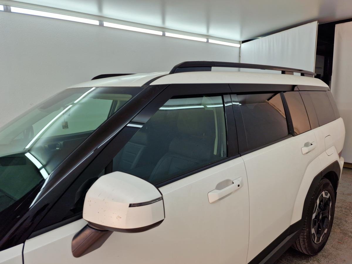 Дефлекторы окон 2D 6 шт. (под наклоном) для Hyundai Santa Fe V (MX5)