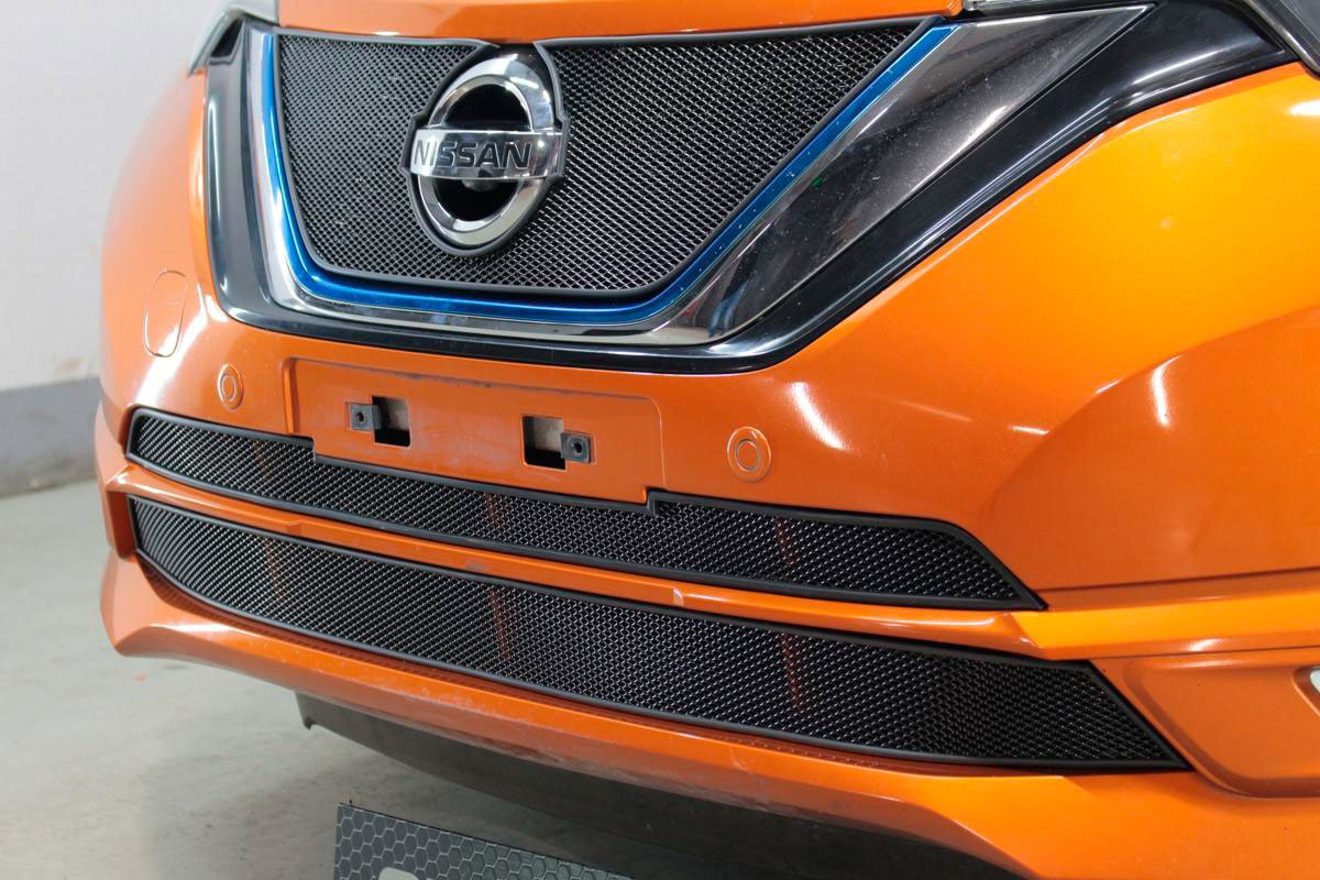 Защитная сетка радиатора низ для Nissan Note II Рестайлинг
