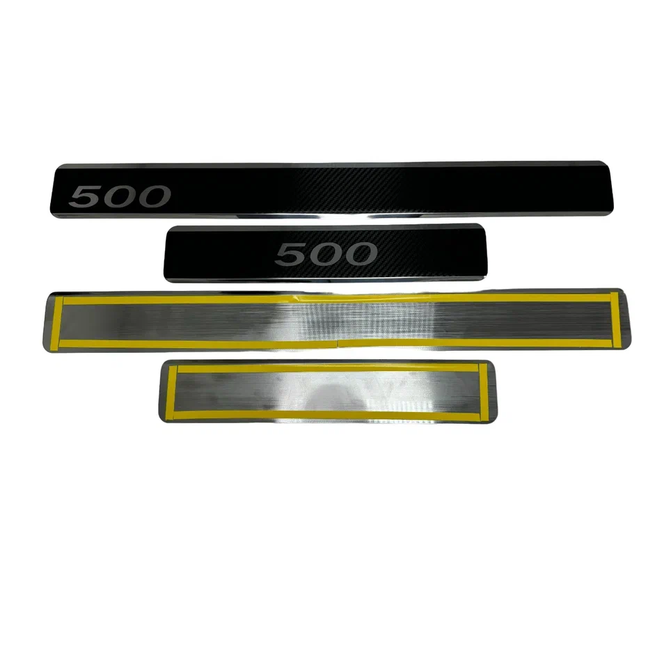 Накладки на пороги нержавеющая сталь под карбон 4шт. для TANK 500