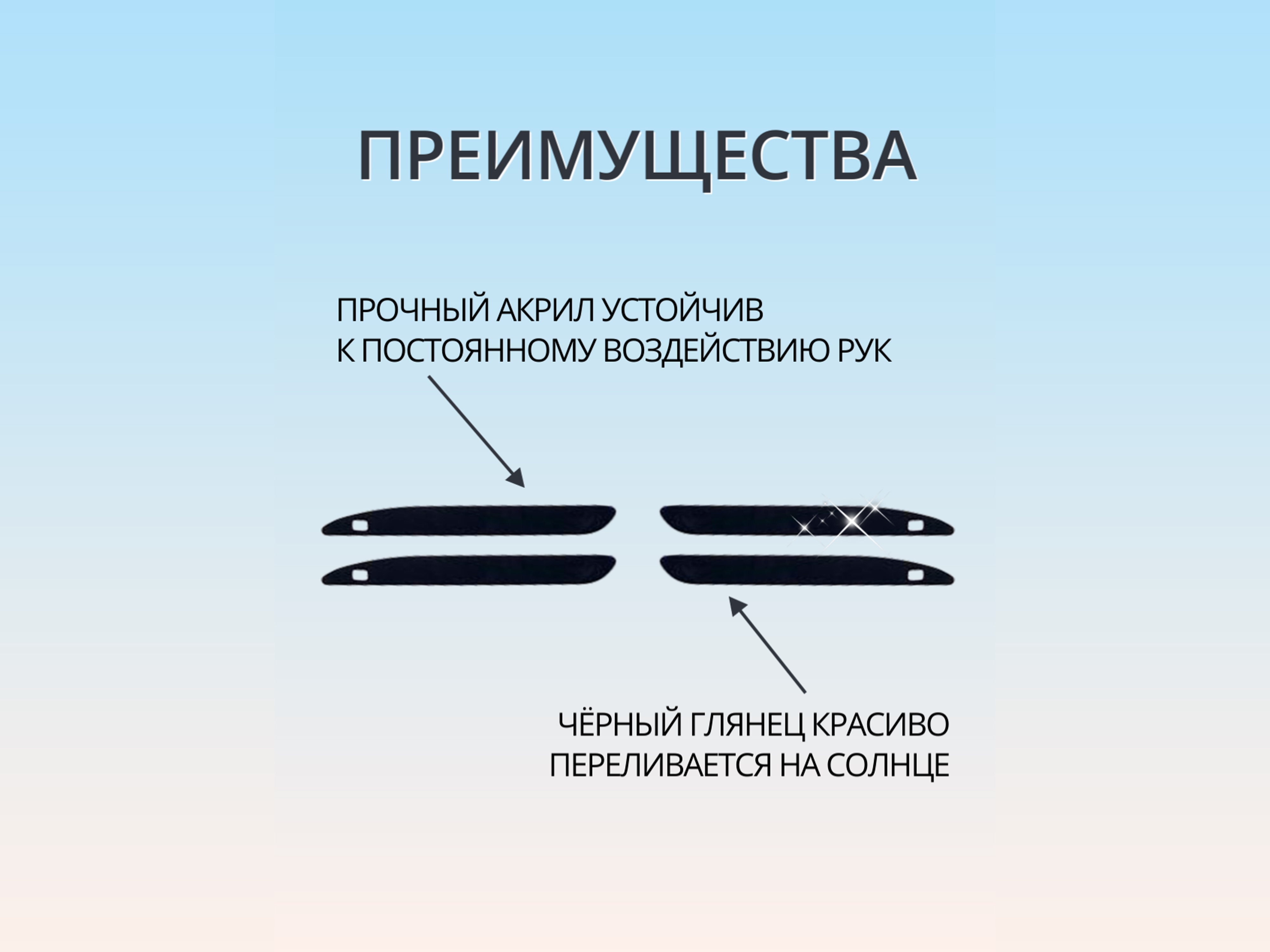 Наклейки на дверные ручки для Амберавто А5 I