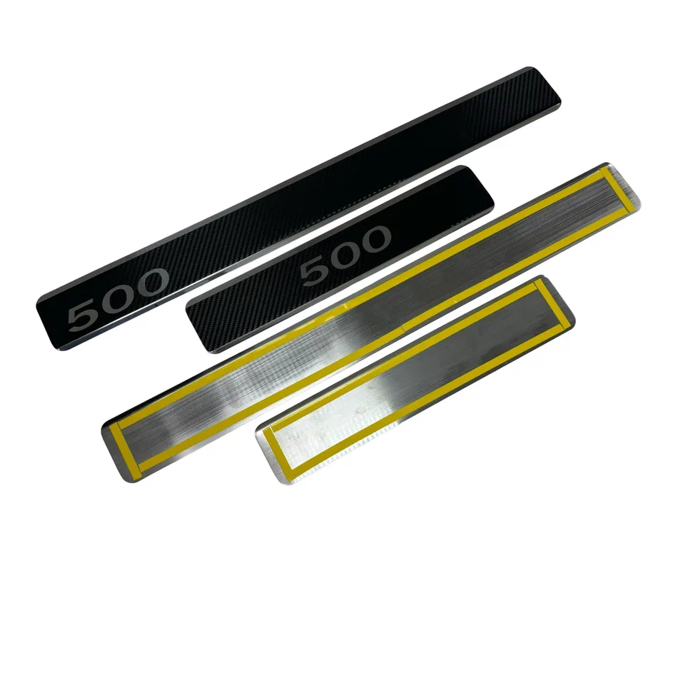 Накладки на пороги нержавеющая сталь под карбон 4шт. для TANK 500