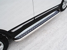 Пороги с площадкой 60,3 мм для Chery Tiggo 5 I