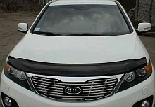 Дефлектор капота темный для Kia Sorento II Рестайлинг