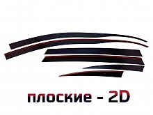 Дефлекторы окон 2D 6 шт. для Mercedes-Benz R-Класс I Рестайлинг