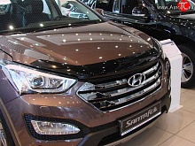 Дефлектор капота темный для Hyundai Grand Starex I Рестайлинг