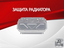Защита радиатора для Mitsubishi L200 IV Рестайлинг
