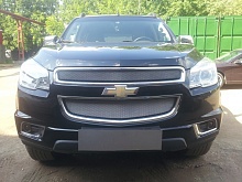 Защитная сетка радиатора комплект 2 части для Chevrolet TrailBlazer II