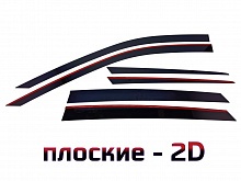 Дефлекторы окон 2D 6 шт. для Genesis GV80 I