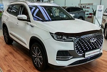 Дефлектор капота темный для Chery Tiggo 8 Pro Max I Рестайлинг